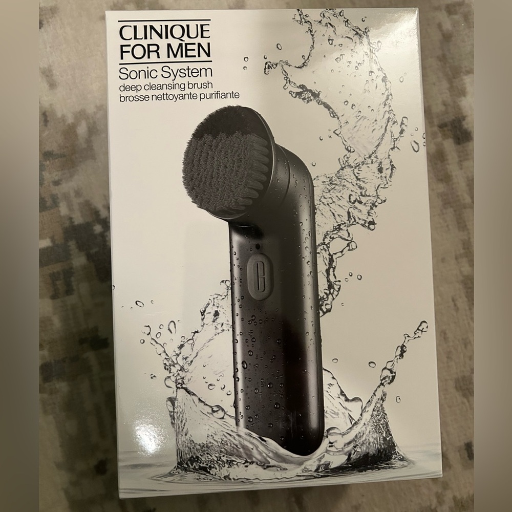 Clinique For Men Sonic System Cleansing Brush - Sleek Black